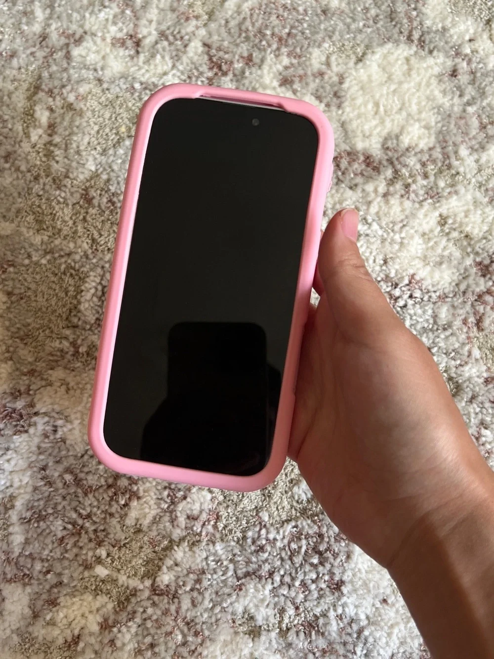 Pink Bow Silicone Phone Case for iPhone 17 Pro- Cute Protective Cover